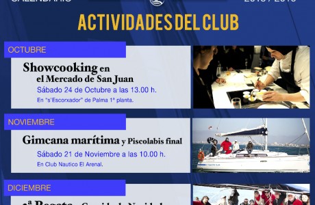 Calendario Actividades Fanautic Club Mallorca 2015/16 - club de navegación club nautico alquiler de embarcaciones